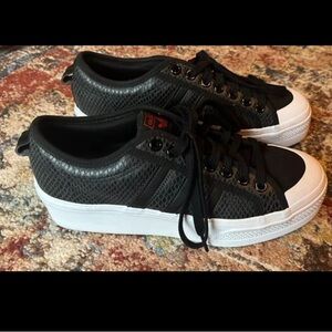 Womens Platform Adidas Nizza Sneakers